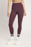 Signature Burgundy Seamless-Full-Length Leggings