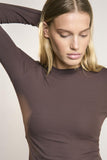 Signature Espresso Long-Sleeve-Top